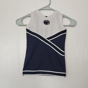 Penn State Toddler Girls Navy and White Cheer Dress